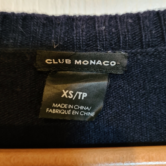 Club Monaco navy sweater - Picture 1 of 4